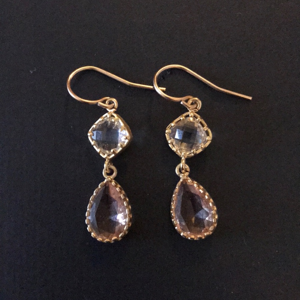 Gold and Blush Earrings